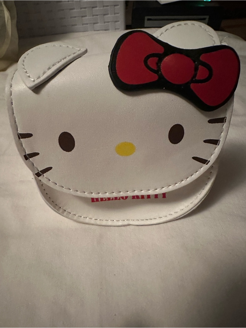 Hello Kitty White mini Crossbody Bag with Red Bow